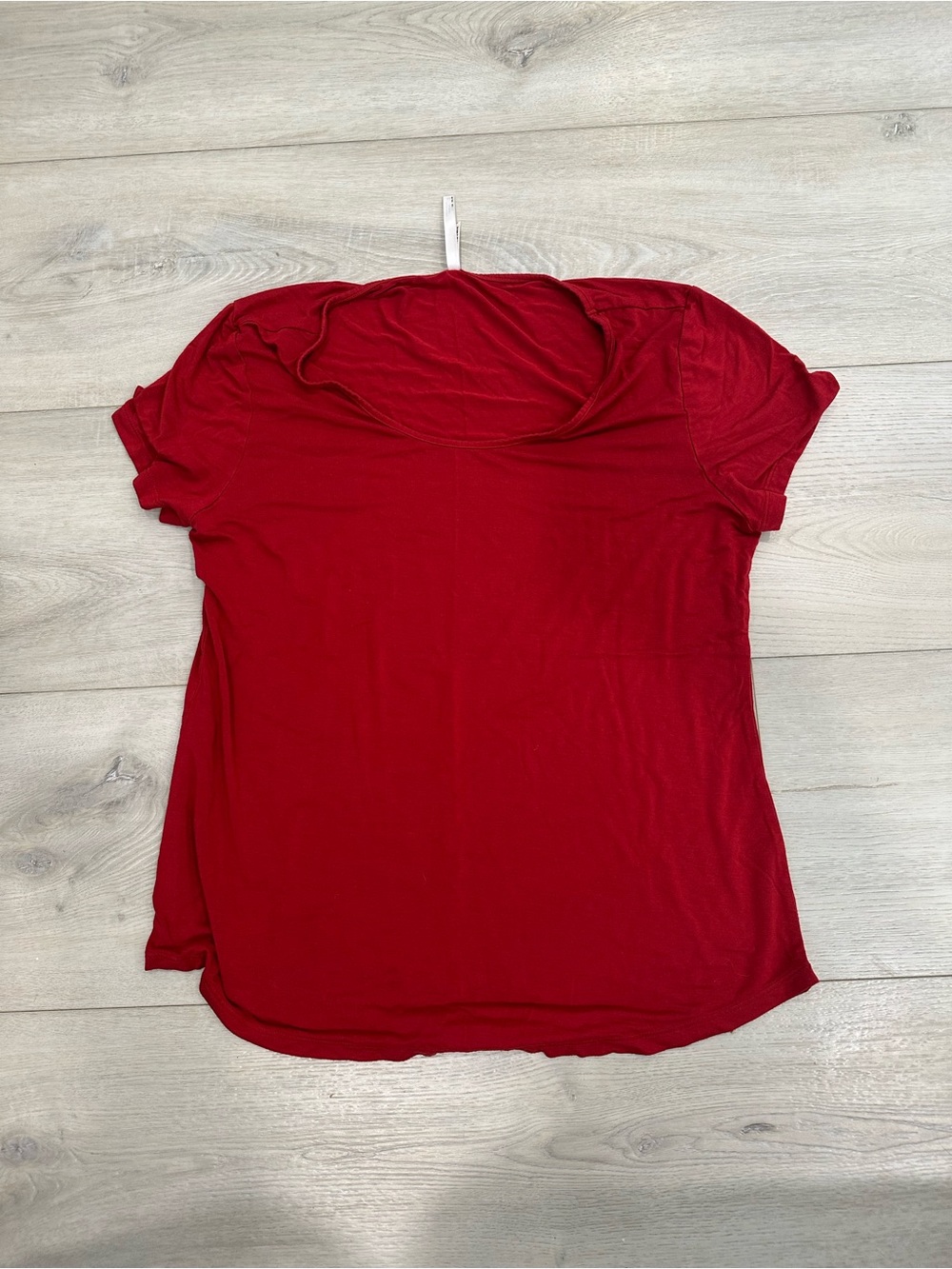 SOMA Cool Nights Red Short Sleeve Scoop Neck Top Size XS